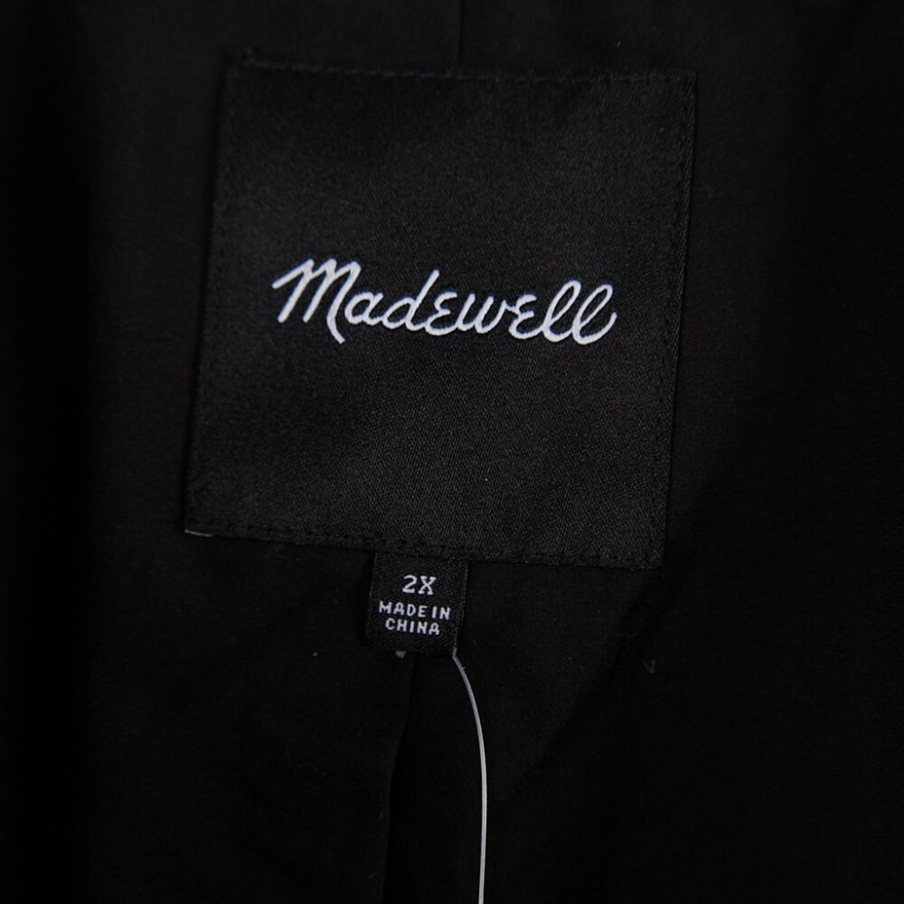 Madewell The Plus Relaxed Blazer in Softdrape Women's 2X NWT - Picture 5 of 9
